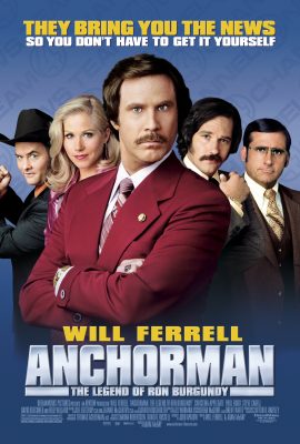 Poster phim Huyền Thoại Ron Burgundy – Anchorman: The Legend of Ron Burgundy (2004)