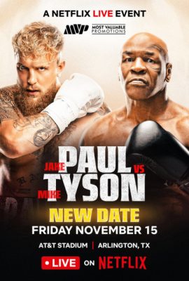 Poster phim Jake Paul vs. Mike Tyson ( 2024)